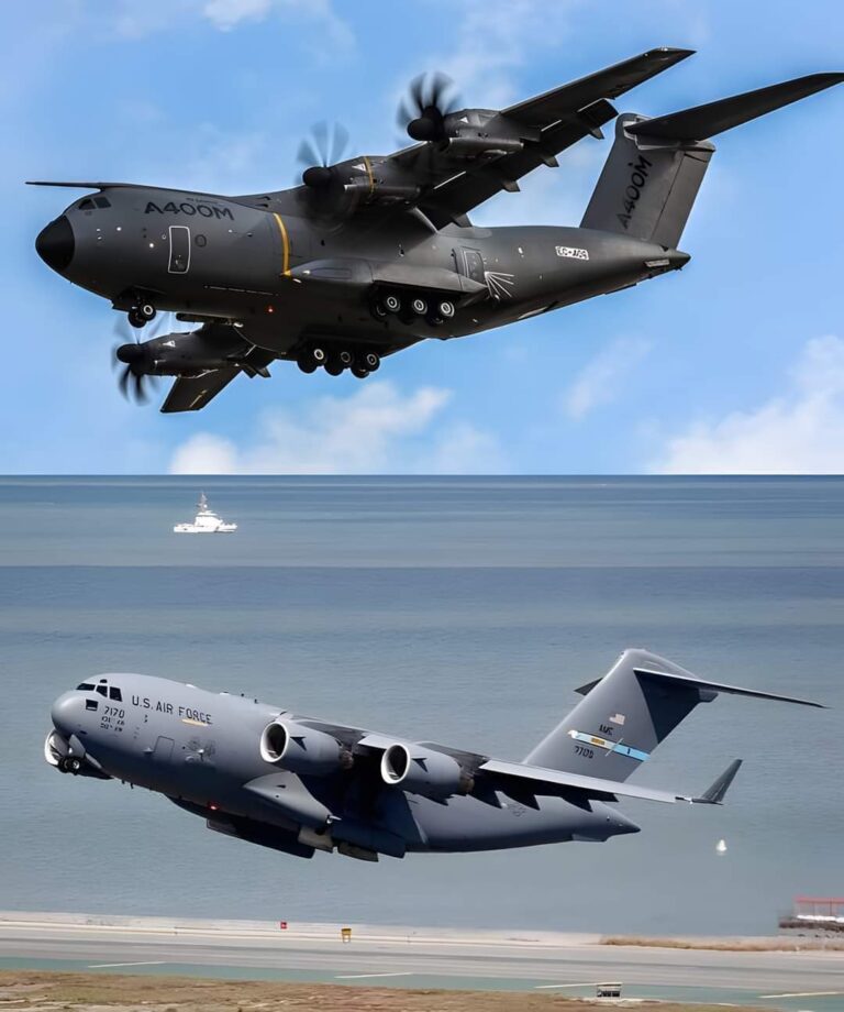 What is the difference between Airbus A400M and C-17 Globemaster III?