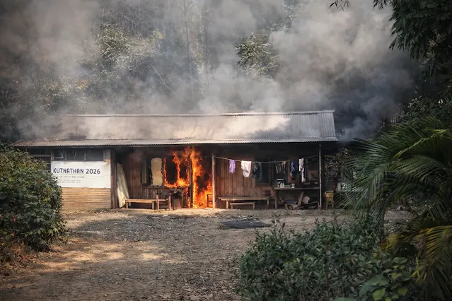 Multiple Kuki Bodies Condemn Alleged ZUF Arson in Kangpokpi, Demand Immediate Government Action
