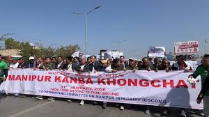 Thousands, Including IDPs, Rally in Manipur Calling for Peace and Unity