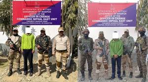 Two Militants Arrested as Manipur Police Recover Stolen Vehicle in Imphal