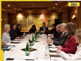 European Commission President Ursula von der Leyen Holds Talks with US Congressional Delegation in Davos