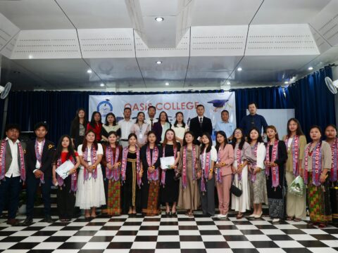 Oasis College Holds First Convocation Ceremony in Kangpokpi