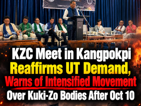 KZC Meet in Kangpokpi Reaffirms UT Demand, Warns of Intensified Movement Over Kuki-Zo Bodies After Oct 10